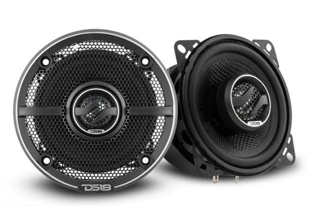 DS18 ZXI44 4″ 2-Way Coaxial Speakers with Kevlar Cone (Pair)
