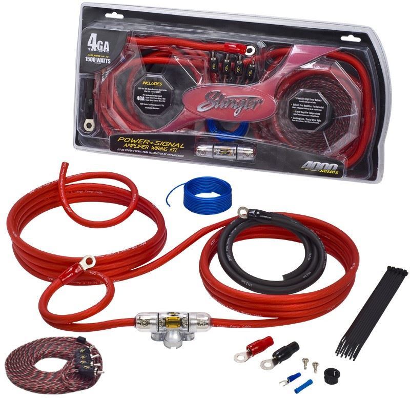Stinger OFC 4-Gauge Amp Wiring Kit