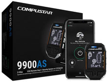 CompuStar CSX9900-AS T-12 2-Way LCD Remote Start & Alarm System – 3-Mile Range, Blade-Ready, with Drone DR-X1