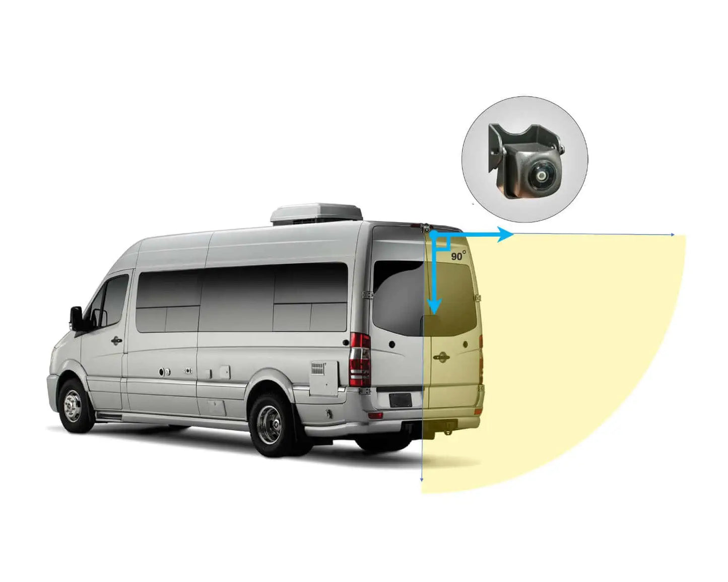 Rydeen CM-V90 AHD 1080P Wide-Angle Vehicle Camera w/ 30ft Cable