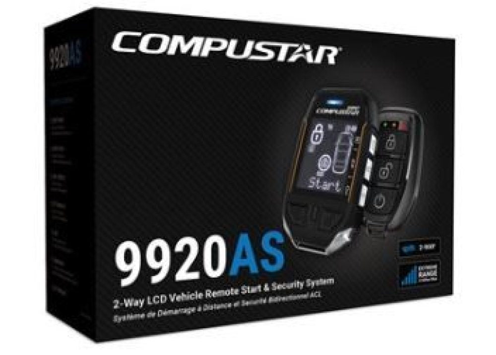 CompuStar CS9920-AS 2-Way LCD T12 LoRa Security & Remote Start Bundle (NEW)
